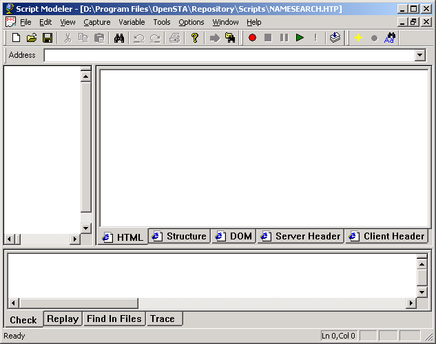 Undefined Script in Script Modeler